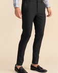 Black Stripe Formal Trousers